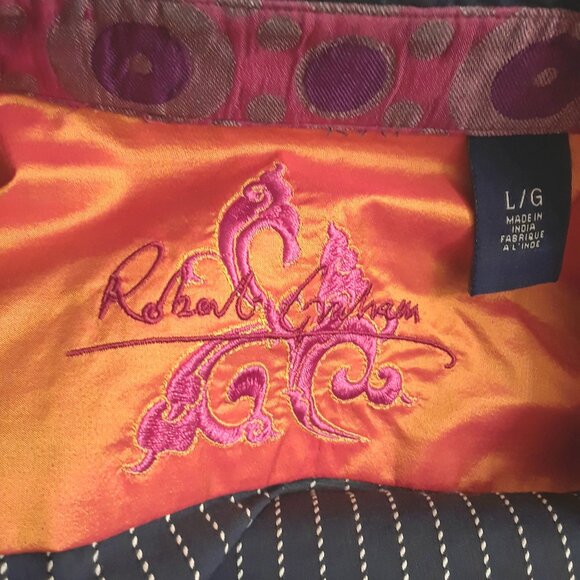 Men's Robert Graham Shirt- Size Large- Gently Worn - Picture 2 of 3